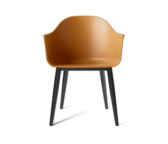 Harbour Dining Chair | Black Oak, Khaki Plastic | Sedie | Audo Copenhagen