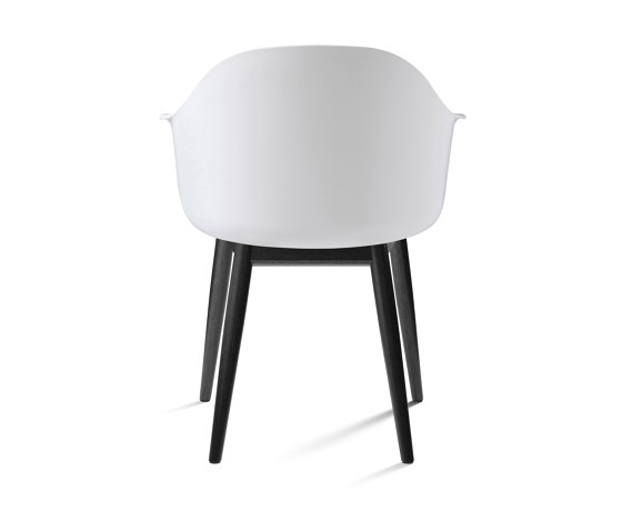 Harbour Dining Chair | Black Oak, White Plastic | Sillas | Audo Copenhagen