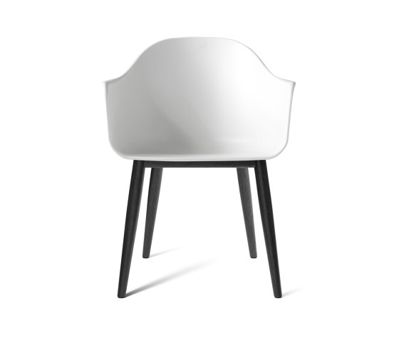 Harbour Dining Chair | Black Oak, White Plastic | Sedie | Audo Copenhagen