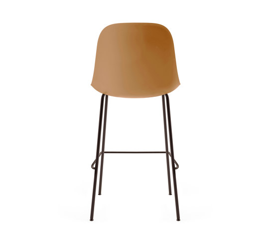 Harbour Side Bar Chair | Black Steel, Khaki Plastic | Bar stools | Audo Copenhagen