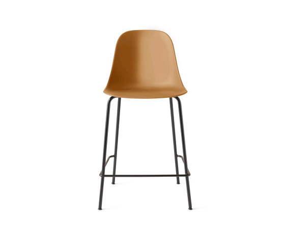 Harbour Side Counter Chair | Black Steel, Khaki, Plastic | Counterstühle | Audo Copenhagen