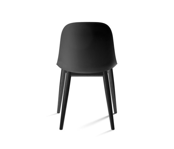 Harbour Side Dining Chair | Black Oak, Black Plastic | Chaises | Audo Copenhagen