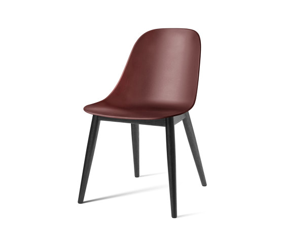 Harbour Side Dining Chair | Black Oak, Burned Red Plastic | Chaises | Audo Copenhagen