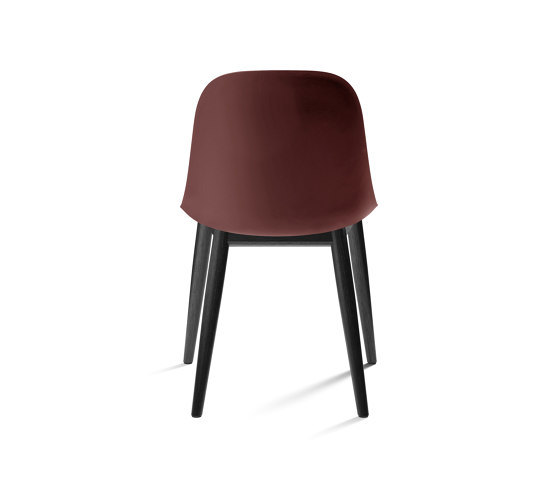 Harbour Side Dining Chair | Black Oak, Burned Red Plastic | Stühle | Audo Copenhagen