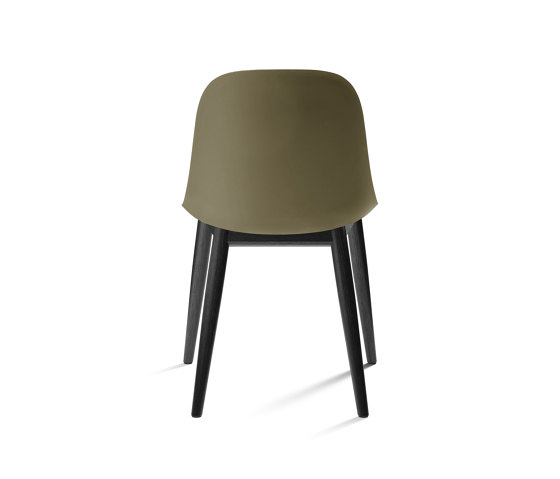 Harbour Side Dining Chair | Black Oak, Olive Plastic | Chairs | Audo Copenhagen
