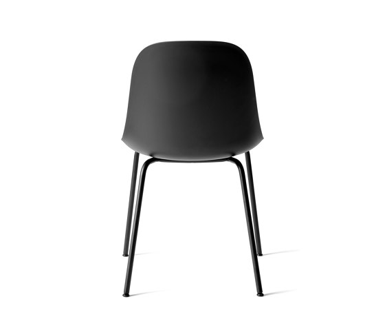 Harbour Side Dining Chair | Black Steel, Black Plastic | Stühle | Audo Copenhagen