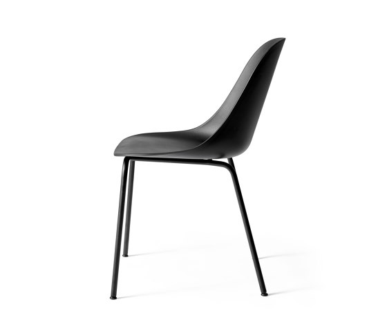 Harbour Side Dining Chair | Black Steel, Black Plastic | Stühle | Audo Copenhagen
