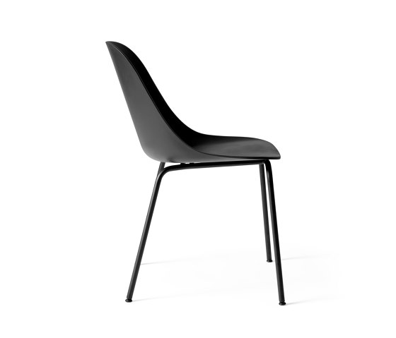 Harbour Side Dining Chair | Black Steel, Black Plastic | Chaises | Audo Copenhagen
