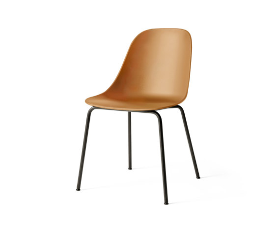 Harbour Side Dining Chair | Black Steel, Khaki Plastic | Stühle | Audo Copenhagen