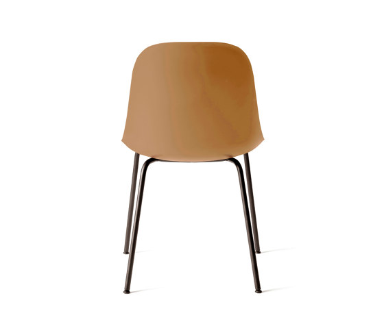 Harbour Side Dining Chair | Black Steel, Khaki Plastic | Stühle | Audo Copenhagen