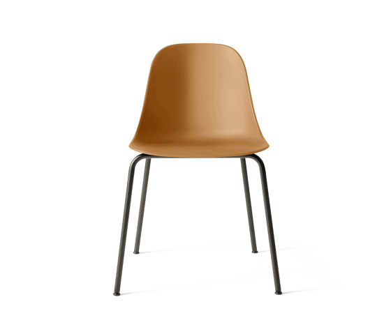 Harbour Side Dining Chair | Black Steel, Khaki Plastic | Chairs | Audo Copenhagen