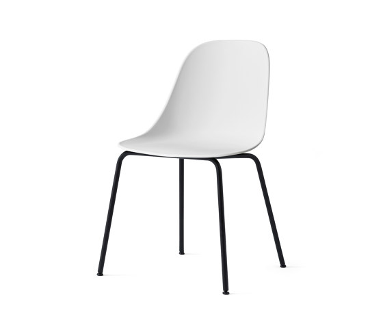 Harbour Side Dining Chair | Black Steel, Light Grey Plastic | Sillas | Audo Copenhagen