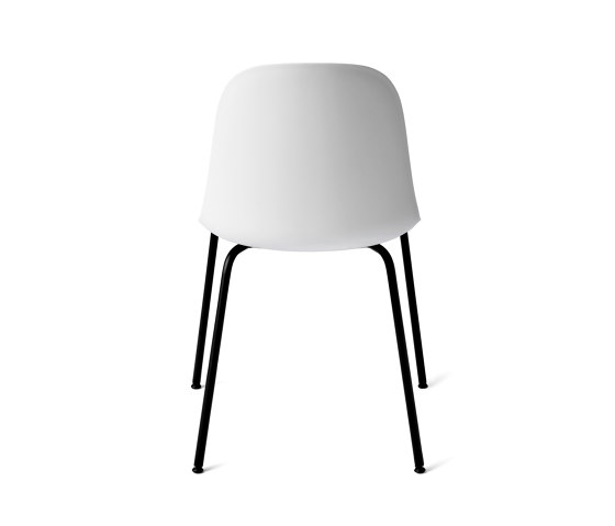 Harbour Side Dining Chair | Black Steel, White Plastic | Stühle | Audo Copenhagen