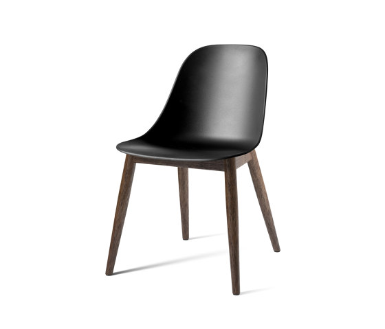 Harbour Side Dining Chair | Dark Stained Oak, Black Plastic | Chairs | Audo Copenhagen