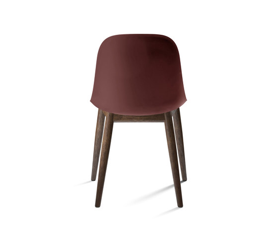 Harbour Side Dining Chair | Dark Stained Oak, Burned Red Plastic | Chaises | Audo Copenhagen