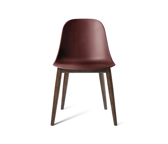 Harbour Side Dining Chair | Dark Stained Oak, Burned Red Plastic | Sillas | Audo Copenhagen