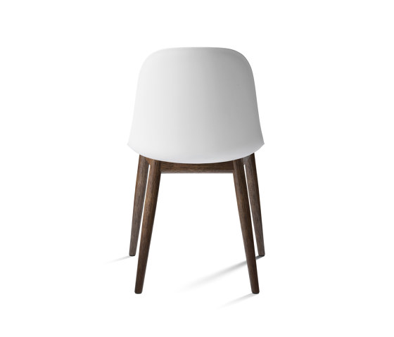 Harbour Side Dining Chair | Dark Stained Oak, White Plastic | Chaises | Audo Copenhagen
