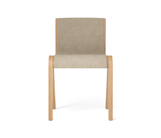 Ready Dining Chair, Front Upholstered | Natural Oak / Audo Bouclé 02 | Sillas | Audo Copenhagen