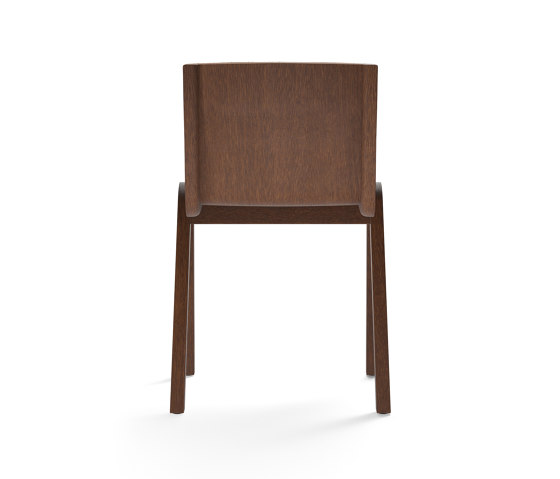 Ready Dining Chair, Front Upholstered | Red Stained Oak / Audo Bouclé 02 | Chaises | Audo Copenhagen