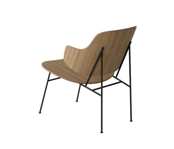 The Penguin Lounge Chair, Black Steel | Natural Oak | Sillones | Audo Copenhagen