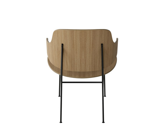 The Penguin Lounge Chair, Black Steel | Natural Oak | Armchairs | Audo Copenhagen