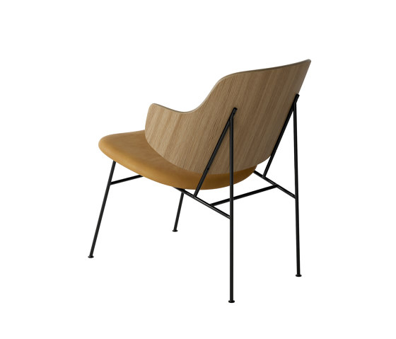 The Penguin Lounge Chair, Black Steel | Natural Oak / Dakar 0250 | Armchairs | Audo Copenhagen