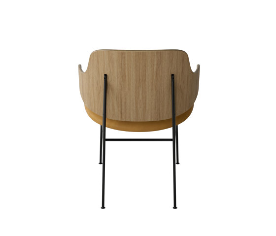 The Penguin Lounge Chair, Black Steel | Natural Oak / Dakar 0250 | Sessel | Audo Copenhagen