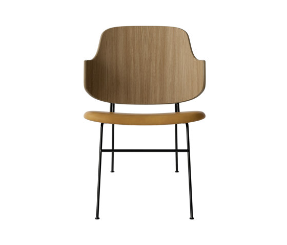 The Penguin Lounge Chair, Black Steel | Natural Oak / Dakar 0250 | Sillones | Audo Copenhagen