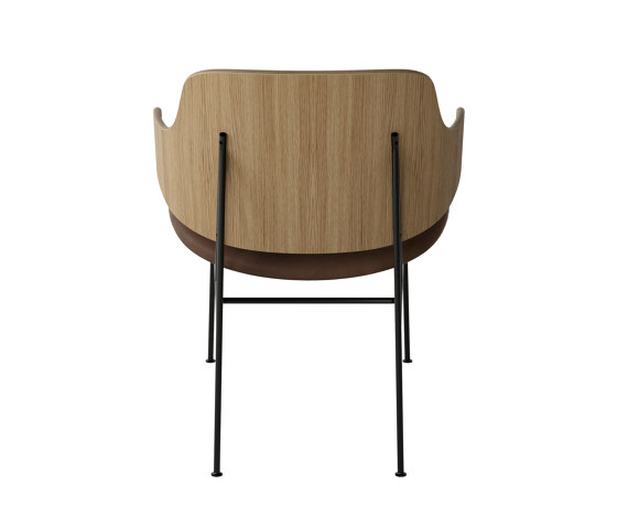 The Penguin Lounge Chair, Black Steel | Natural Oak / Dakar 0329 | Sillones | Audo Copenhagen