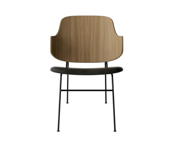 The Penguin Lounge Chair, Black Steel | Natural Oak / Dakar 0842 | Sillones | Audo Copenhagen