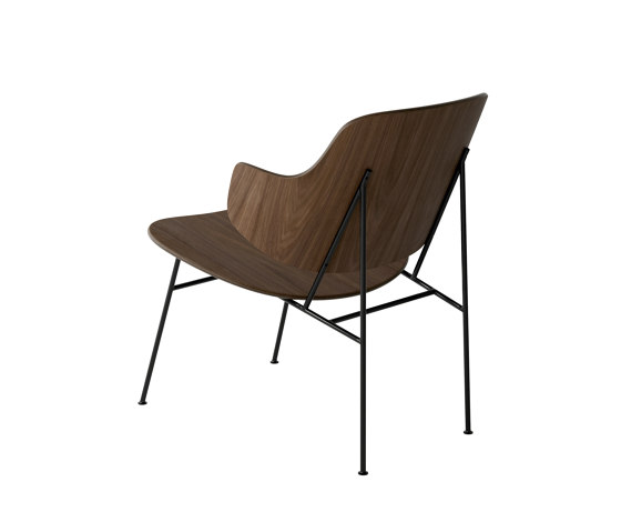 The Penguin Lounge Chair, Black Steel | Walnut | Fauteuils | Audo Copenhagen