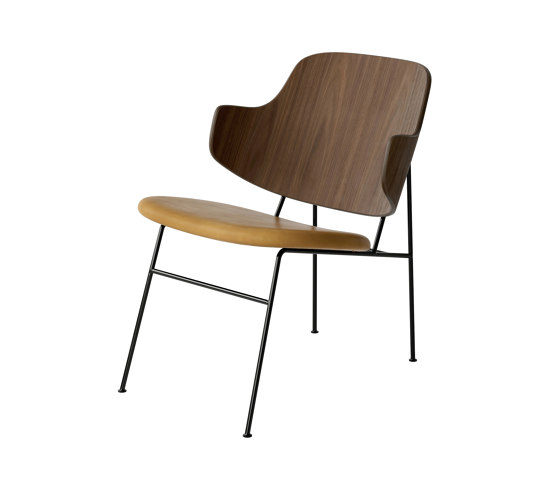 The Penguin Lounge Chair, Black Steel | Walnut / Dakar 0250 | Sillones | Audo Copenhagen