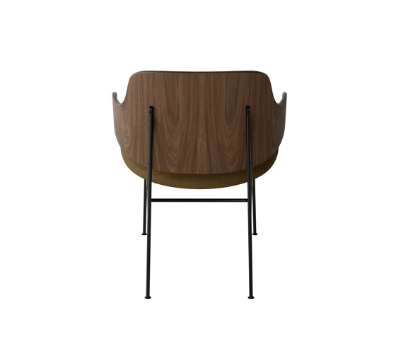The Penguin Lounge Chair, Black Steel | Walnut / Re-Wool 448 | Poltrone | Audo Copenhagen