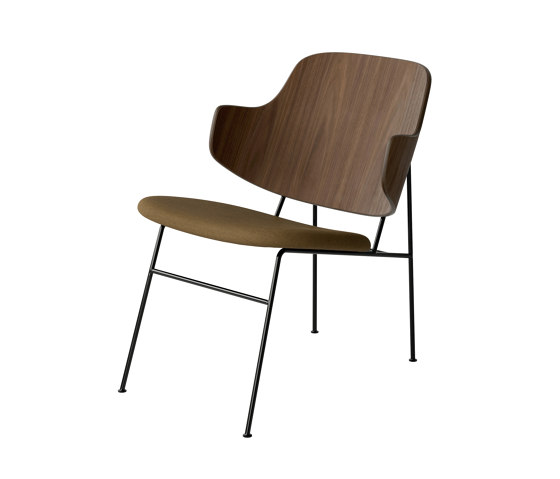 The Penguin Lounge Chair, Black Steel | Walnut / Re-Wool 448 | Fauteuils | Audo Copenhagen