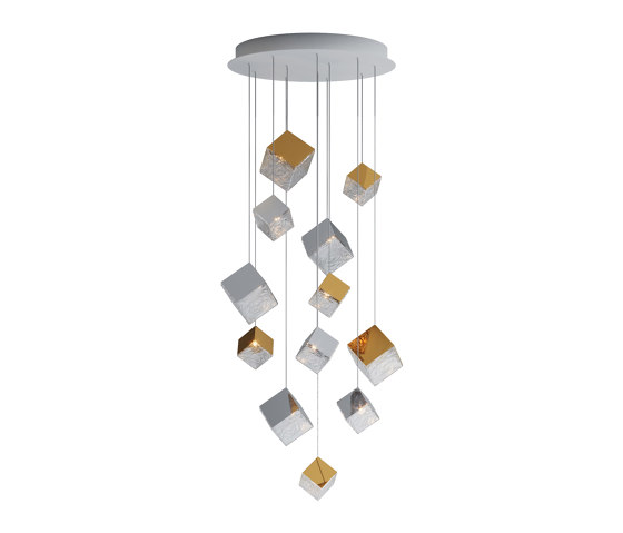 PYRITE chandelier 12 pcs | Lámparas de suspensión | Bomma