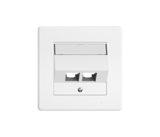 Communication and network technology | EASYNET Mounting kit S-One with inclined outlet hood | Conexiones multimedia | Feller