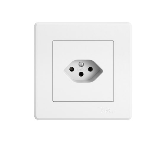 Switches, push buttons and sockets | EDIZIO.liv Single socket outlet type 13 | Swiss sockets | Feller