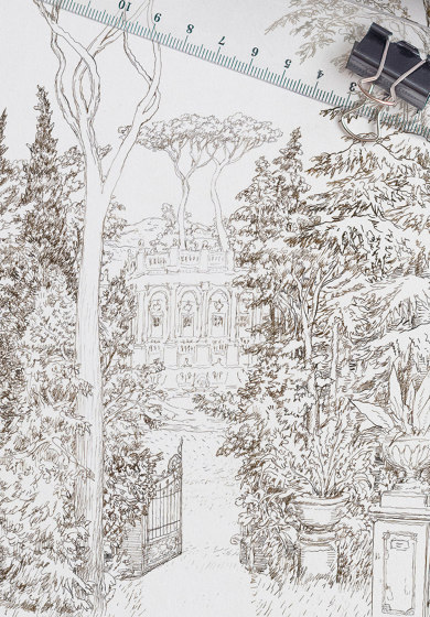 Jardin Baroque | Revestimientos de paredes / papeles pintados | ISIDORE LEROY
