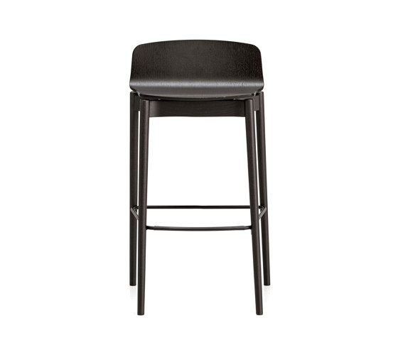 Rama Wood stool low back | Barhocker | Kristalia