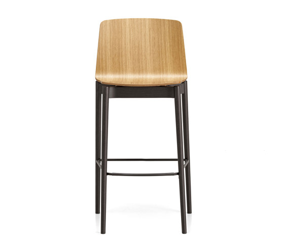 Rama Wood stool high back | Barhocker | Kristalia