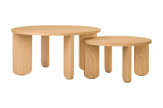 Kuvu Coffee Table ⌀ 55 cm | Natural Oak | Coffee tables | noo.ma