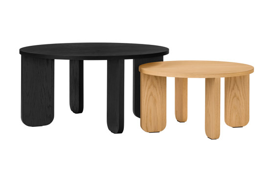 Kuvu Coffee Table ⌀ 55 cm | Natural Oak | Coffee tables | noo.ma