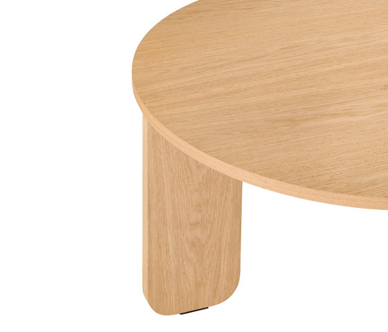 Table basse Kuvu - grand ⌀ 75 cm | Chêne | Tables basses | noo.ma