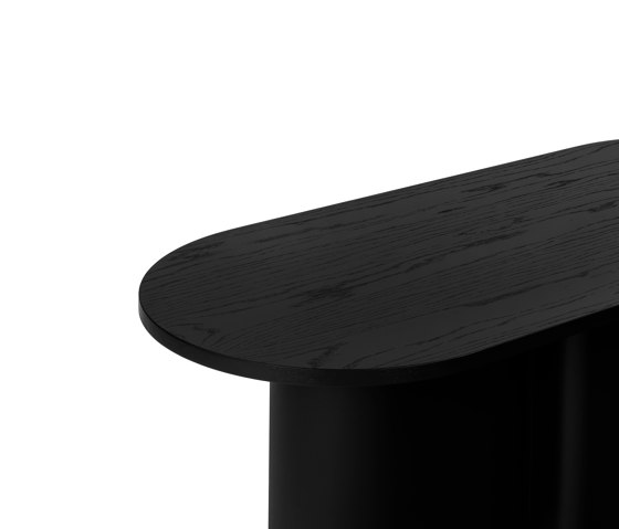 Table basse Looi | Noir volcan | Tables basses | noo.ma