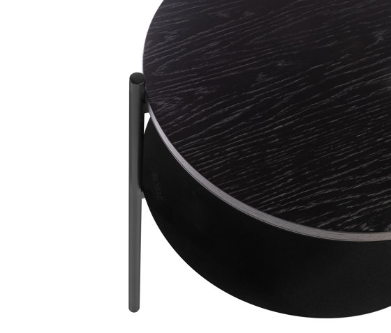 Table de chevet Tu | Noir volcan | Tables d'appoint | noo.ma