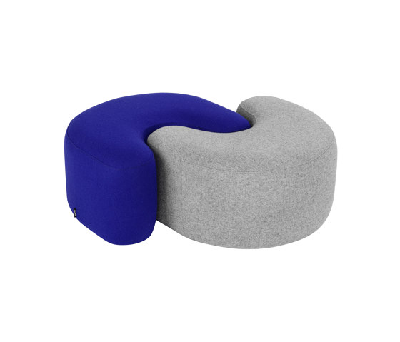 Ü Pouf | Blaubeermousse Wolle | Poufs / Polsterhocker | noo.ma