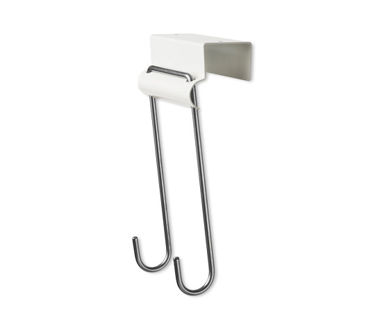 Louis | Over-the-door hook 40, pure white RAL 9010 | Single hooks | Magazin®