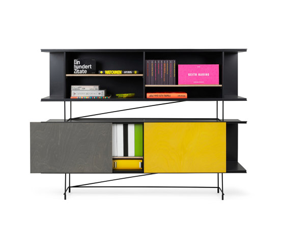 Fip | Shelving System, black | Buffets / Commodes | Magazin®