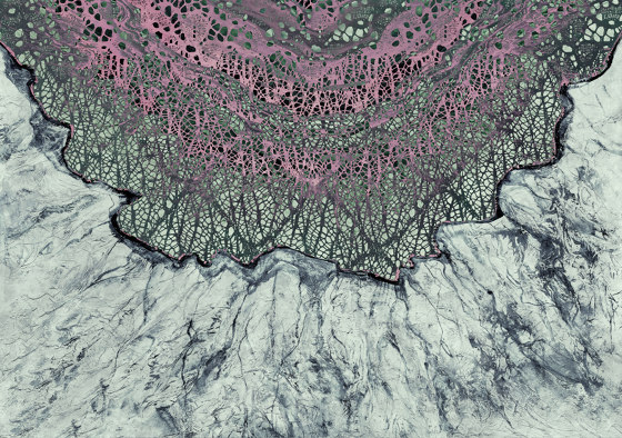 Breathing texture | Geode | Wandbeläge / Tapeten | Walls beyond