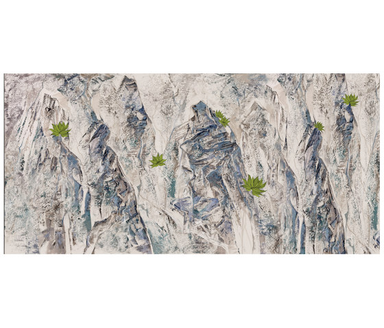 Breathing texture | Rare mountain flowers | Revêtements muraux / papiers peint | Walls beyond